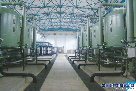 首钢冷轧薄板厂废水处理工程（供图：中国工程机械易租网）