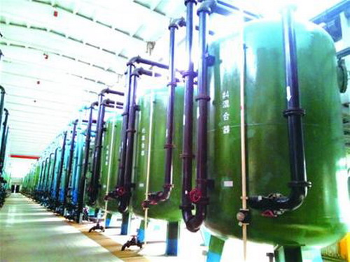 青岛水务直供华电青岛发电淡化海水举行正式通水仪式