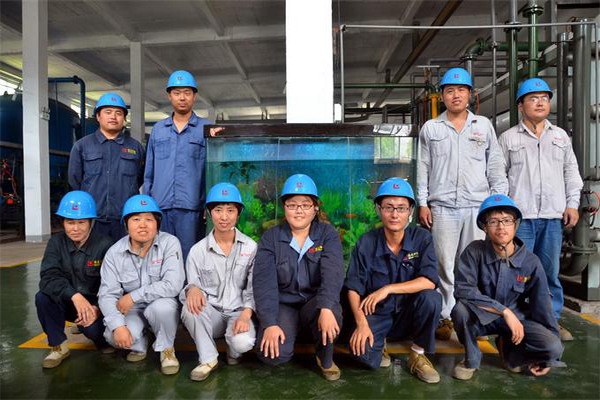 德龙钢铁动力厂污水处理站“零排放”班组