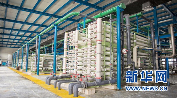 中国石化长城能源化工（宁夏）有限公司高盐水零排放项目中的膜浓缩装置