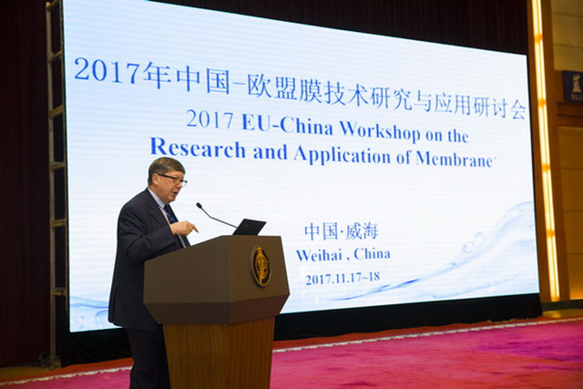 欧盟膜学会名誉主席恩瑞克·德里奥利教授致辞 欧盟膜学会名誉主席恩瑞克·德里奥利教授致辞