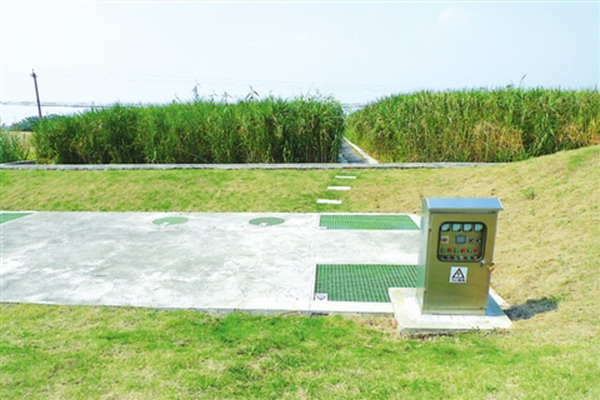 苏州市农村生活污水治理采用组合型人工湿地工艺的范例