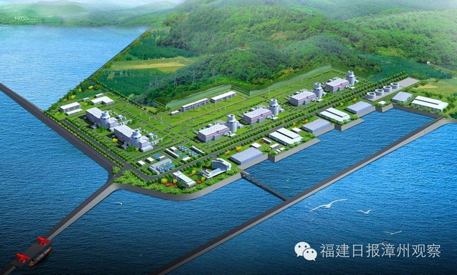 漳州核电厂一期工程位于福建省漳州市云霄县列屿镇刺仔尾,建设规模为4台100万千瓦级“华龙一号”自主化三代百万千瓦级压水堆核电机组,由中核国电漳州能源有限公司建设营运。 漳州核电厂一期工程位于福建省漳州市云霄县列屿镇刺仔尾,建设规模为4台100万千瓦级“华龙一号”自主化三代百万千瓦级压水堆核电机组,由中核国电漳州能源有限公司建设营运。