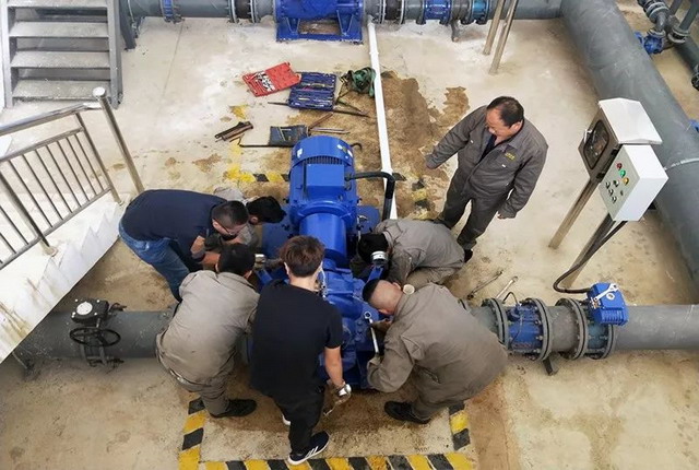 第一水厂膜组器外部设备临时出故障大理水务应急抢修