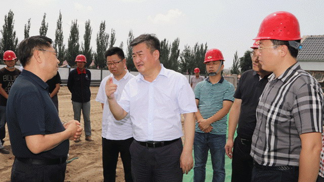 市委书记李杰翔督导通辽开发区综合水处理厂工程建设