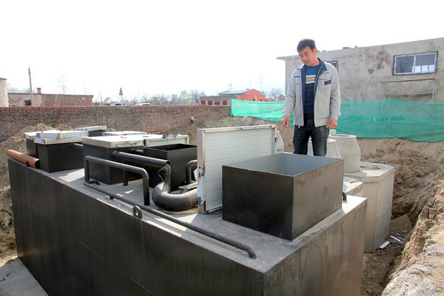 石嘴山市建成首个地埋式一体化污水处理设施运行良好