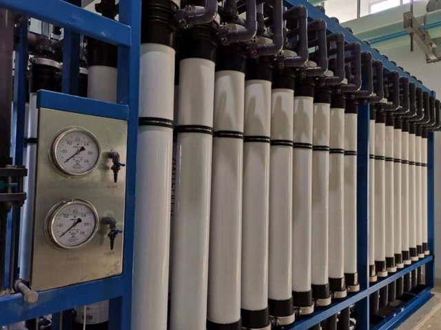 晋南热电锅炉补给水生产系统单套调试完成并投入运行