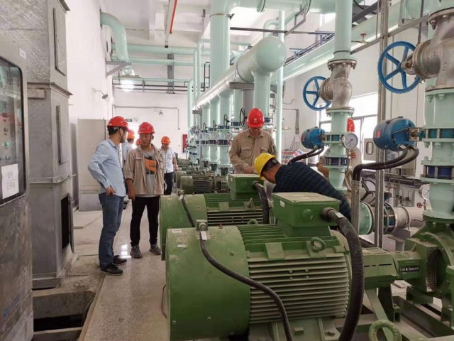 晋南热电锅炉补给水生产系统单套调试完成并投入运行