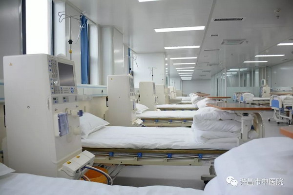 精心筹备近一年许昌市中医院血液净化科迎来首位患者