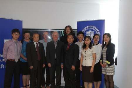 侯立安院士率天津大学代表团赴澳大利亚南澳大学访问