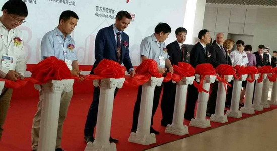 中国膜工业协会秘书长王继文出席2015上海国际水展开幕式