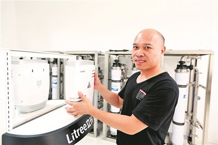 泉州市立昇净水设备有限公司总经理钟讲民