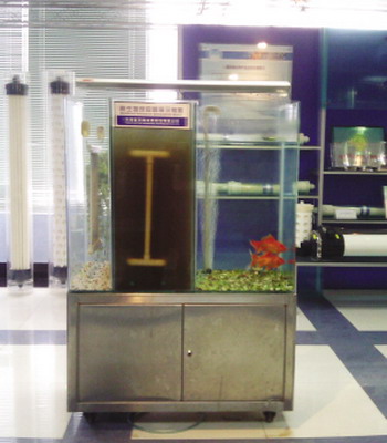 天津膜天膜科技股份有限公司展厅里的“大鱼缸”