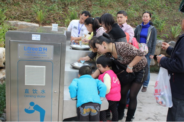 立升直饮水走进紫阳公园和东湖绿道武汉市民好评如潮