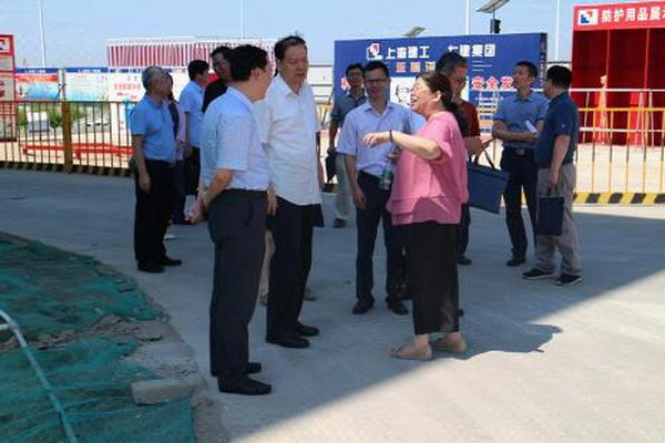 天津市人大调研组在天津海淡所临港示范基地实地考察