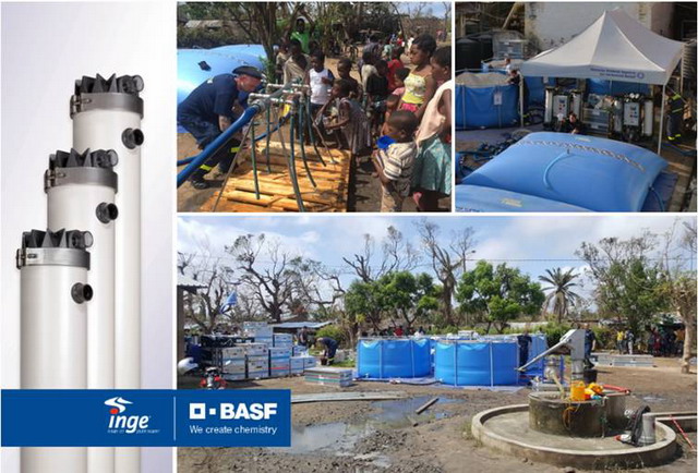 滢格多孔超滤膜为莫桑比克受灾民众应急提供洁净饮水