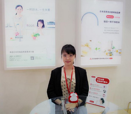 三菱丽阳(上海)管理有限公司净水部市场推广主管詹晓菲