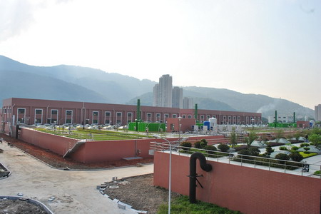 福州洋里污水厂四期厂区