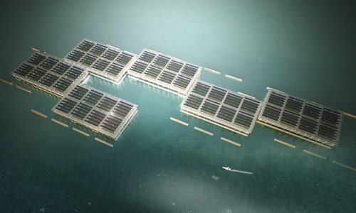 西班牙巴塞罗那Forward Thinking Architecture公司提出一个智能漂浮农场的构想 西班牙巴塞罗那Forward Thinking Architecture公司提出一个智能漂浮农场的构想