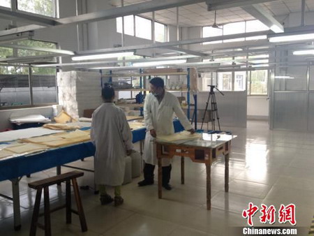 淮安科润膜材料有限公司全氟离子膜厂房(中新网 刘林摄) 淮安科润膜材料有限公司全氟离子膜厂房(中新网 刘林摄)