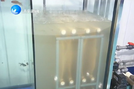 全市重点山东海伦环保水处理膜生产项目接受督查评议
