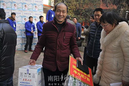 上海清梅环保捐赠净水机启动河南社旗县同心帮扶工程 上海清梅环保捐赠净水机启动河南社旗县同心帮扶工程