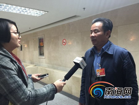 海南省人大代表、三沙市委书记、市长肖杰接受南海网记者专访 海南省人大代表、三沙市委书记、市长肖杰接受南海网记者专访