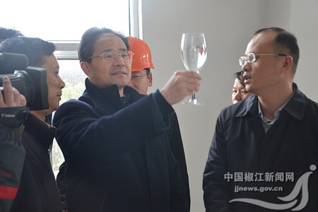 台州市委书记王昌荣一行赴中水提标改造工程现场考察 台州市委书记王昌荣一行赴中水提标改造工程现场考察