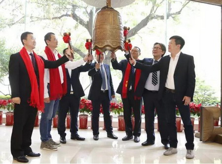 维尔利控股子公司汇恒环保在新三板挂牌举行敲钟仪式 维尔利控股子公司汇恒环保在新三板挂牌举行敲钟仪式