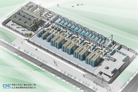 华能玉环电厂“双膜法”海水淡化工程