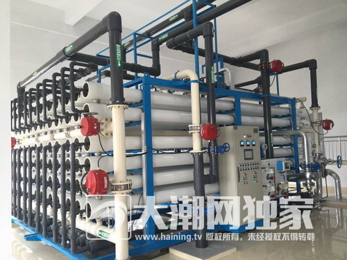 海宁市水务集团所属企业尖山污水处理厂中水回用车间 海宁市水务集团所属企业尖山污水处理厂中水回用车间