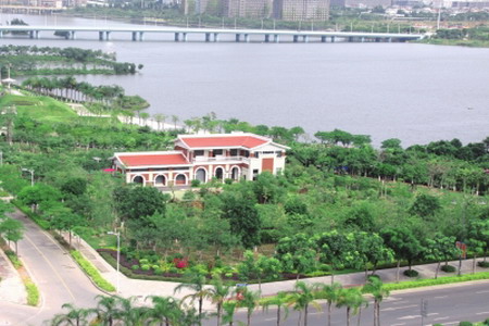 集美新城核心区再生水工程实景 集美新城核心区再生水工程实景