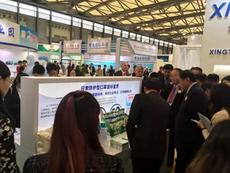绿盾口罩上海参展2016年中国国际产业用纺织品展览会 绿盾口罩上海参展2016年中国国际产业用纺织品展览会