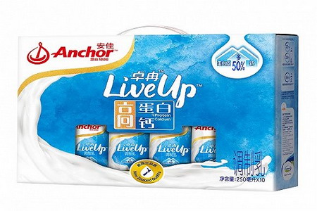 安佳卓冉LiveUp高钙高蛋白牛奶 安佳卓冉LiveUp高钙高蛋白牛奶
