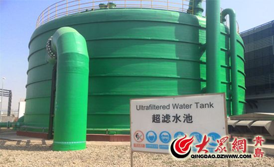 百发海水淡化有限公司的超滤水池 百发海水淡化有限公司的超滤水池