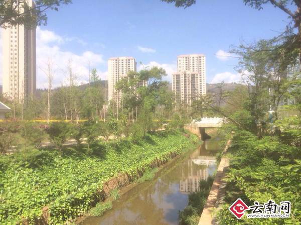 昌源北路第九污水处理厂地上已建成了大片绿地景观 昌源北路第九污水处理厂地上已建成了大片绿地景观