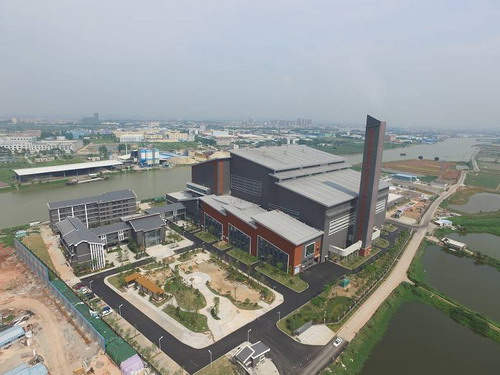 麻涌环保热电厂航拍图 麻涌环保热电厂航拍图