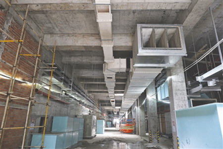 天府新区第一污水处理厂施工工地 天府新区第一污水处理厂施工工地