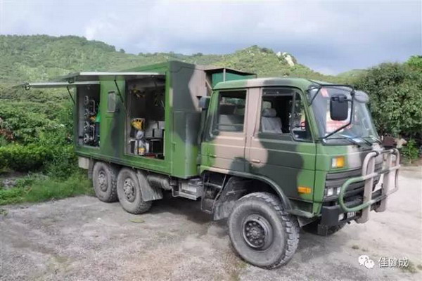 佳健成科技利用膜技术为野战部队研制出多功能净水车 佳健成科技利用膜技术为野战部队研制出多功能净水车
