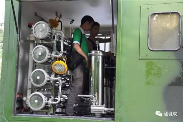 佳健成科技利用膜技术为野战部队研制出多功能净水车 佳健成科技利用膜技术为野战部队研制出多功能净水车