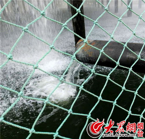 套子湾污水处理厂供烟台市发电厂再生水进水口 套子湾污水处理厂供烟台市发电厂再生水进水口