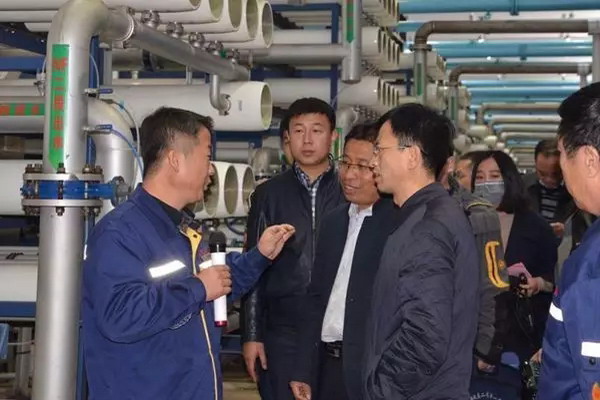 上党环保行采访团走访山西潞宝集团化工生产污水及再生资源化利用污水深度处理及回用工程 上党环保行采访团走访山西潞宝集团化工生产污水及再生资源化利用污水深度处理及回用工程