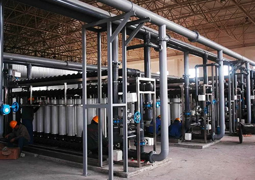采用脱氨膜技术湖南某矿业公司的RANS膜系统（500t/d）