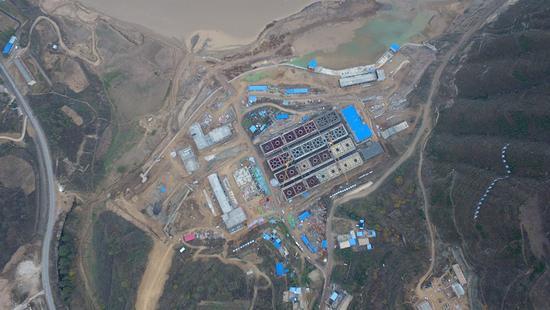 位于延安市延川县延水关镇引黄工程取水口