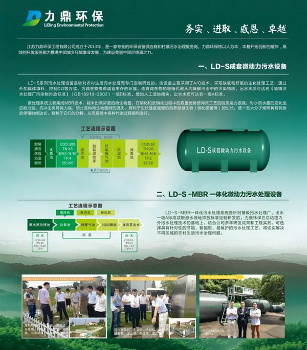 江阴市政府考察组莅临力鼎环保调研农村污水处理项目 江阴市政府考察组莅临力鼎环保调研农村污水处理项目