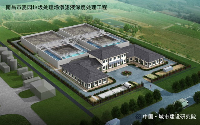 南昌麦园垃圾场渗滤液深度处理扩建工程正在安装调试 南昌麦园垃圾场渗滤液深度处理扩建工程正在安装调试