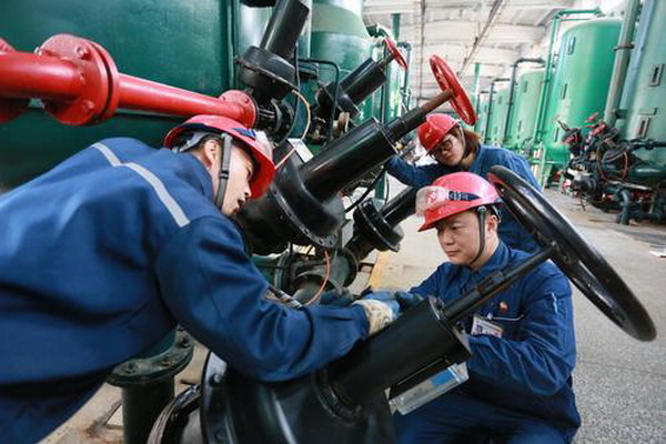 吉林石化公司动力二厂化学车间持续掀起冬季练兵热潮