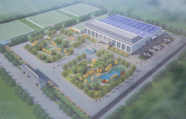 富平县城区供水水源水质净化处理工程效果图 富平县城区供水水源水质净化处理工程效果图