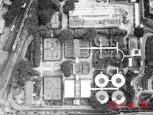 东南区水厂现状航拍图 东南区水厂现状航拍图