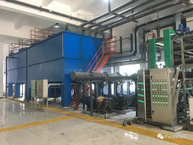 POREX管式膜在火电厂湿法烟气脱硫废水零排放系统运用